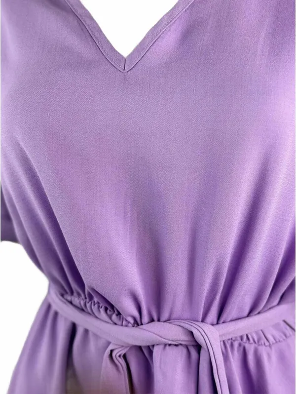Cute Flowy Top Size L Purple Size L - Image 2