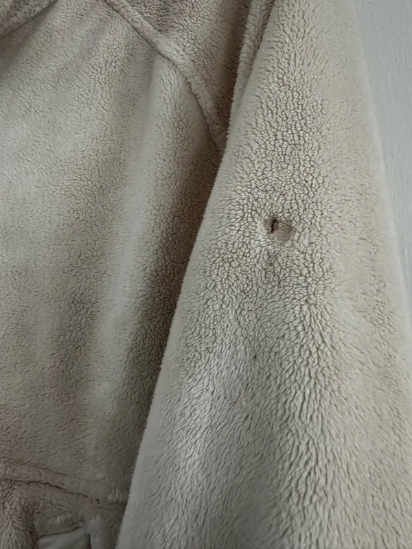 Athleta Beige Fleece Pullover Sweater - Image 4