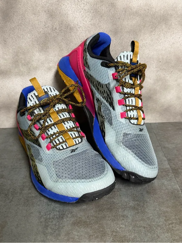 Reebok Nano X1 Women's Training Adventure Shoes Gray/Colbalt Size 7.5 - Image 14
