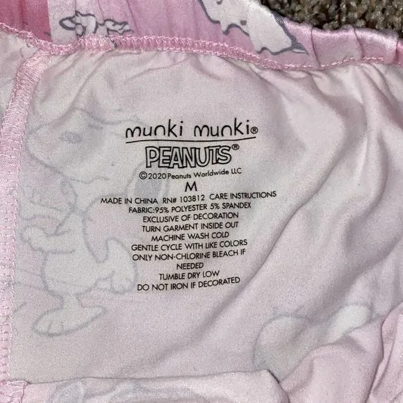 Munki munki women’s medium peanuts pajama‎ set - Image 13