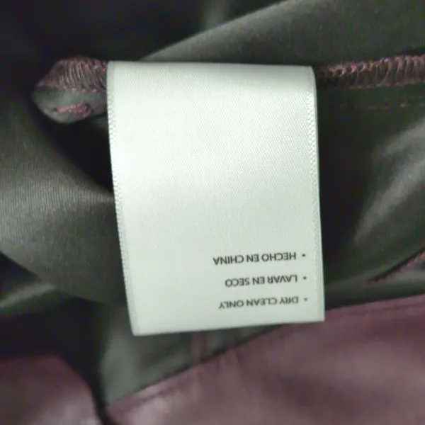 NWT KanCan Yoko Mid Rise Faux Leather Bootcut Pants Burgundy Flare Pants 9/28 - Image 8