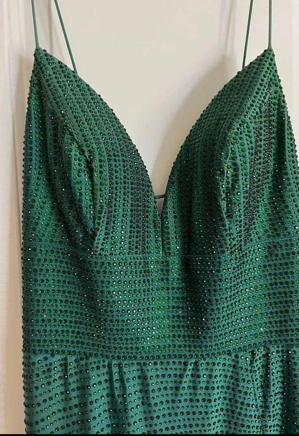 Green Prom Dress Size 2 - Image 3