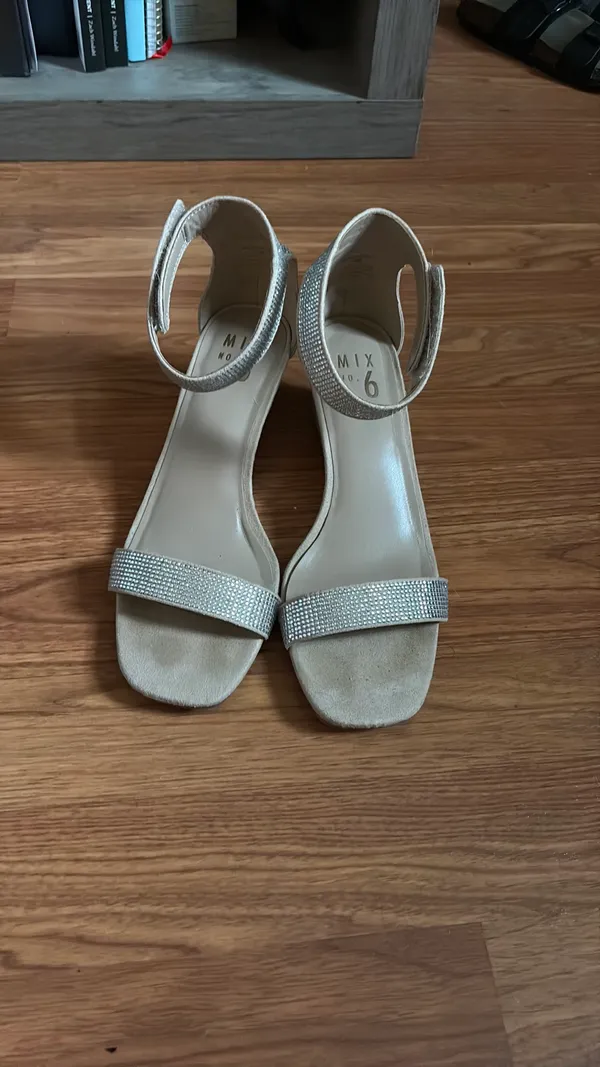 Mix No. 6 Nude Rhinestone Sandal - Image 2