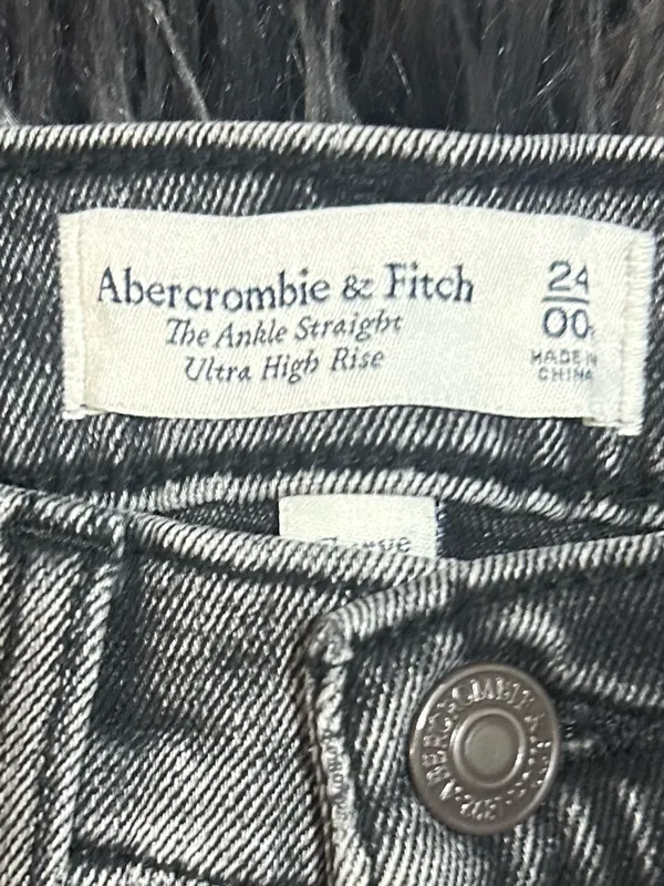 Abercrombie & Fitch The Ankle Straight Ultra High Rise Jean Sz 24/00R - Image 5