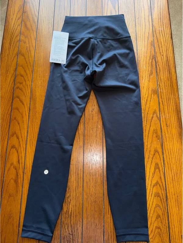 Lululemon Wunder Train No Line High Rise 25” Black Size 4 NWT - Image 3