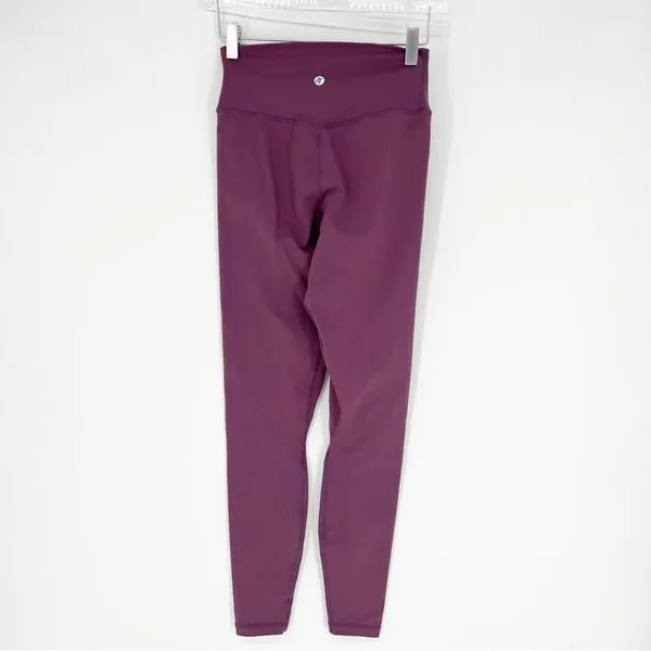 AYBL Core High Rise Workout Leggings Women's Size S‎ Purple Gym Girl - Image 3