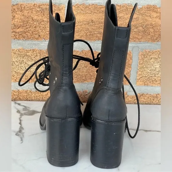 Jeffrey Campbell "JUNEAU" Leather Boots 7.5 - Image 4