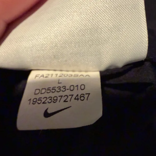 Nike Yoga Luxe Dri-FIT Women's Full-Zip Jacket Black Sz Large - Image 8