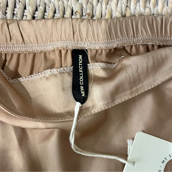 New‎ Collection Skirt MIDI Size Medium Peach Tan Cocktail Party NEW - Image 7