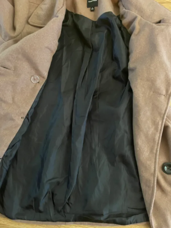 Brown Pea Coat - Image 3