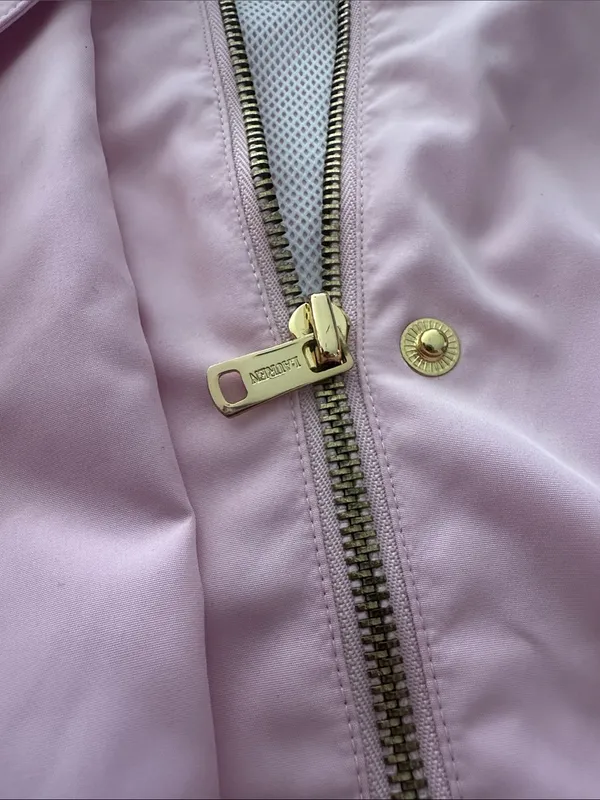 Lauren Ralph Lauren Baby Pink Windbreaker Rain Jacket Windbreaker‎ size XL - Image 6
