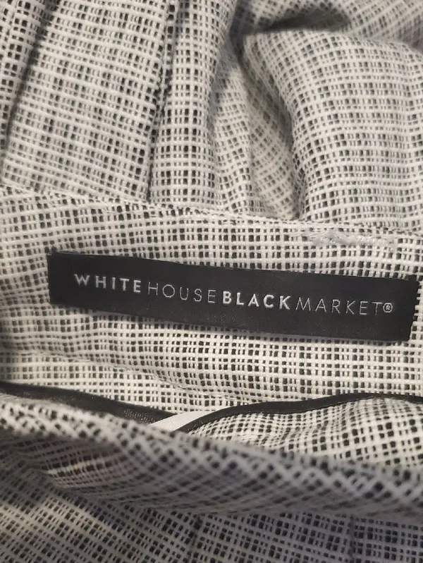 White House Black Market Micro-Check Crop Pants - Image 3