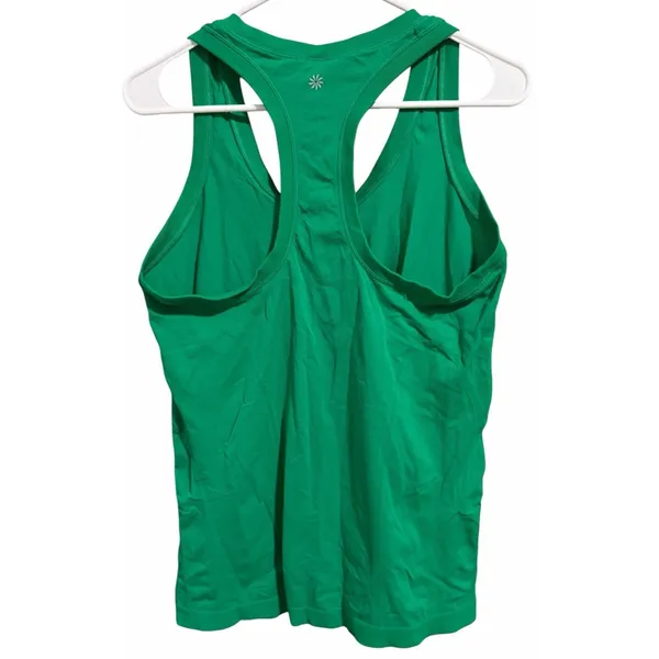Athleta Momentum Seamless Tank Green Women's Size Large - Image 2