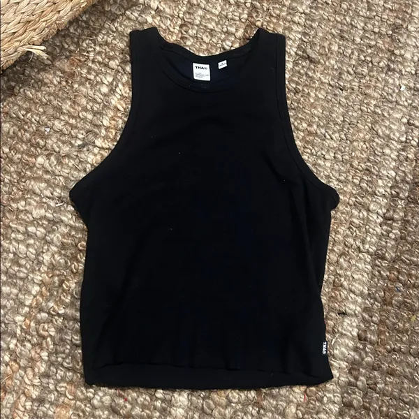 TNA Classic No Hem Black Mini Tank Size Large - Image 2