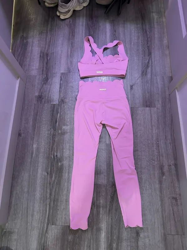 Athleta Wiske Active Matching Workout Set Pink - Image 3