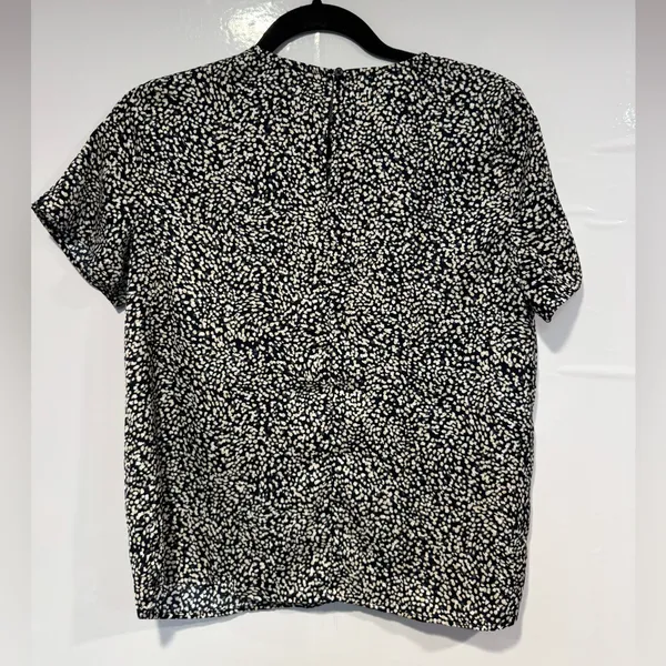 Black and White Banana‎ Republic Patterned work Top - Image 4