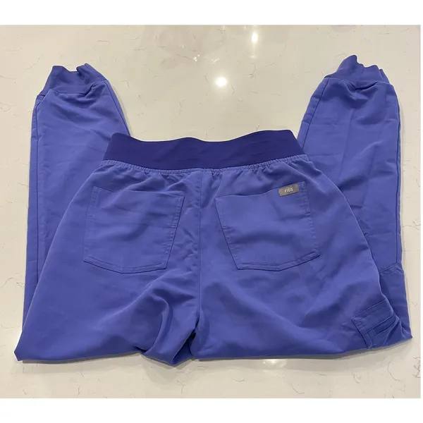 FIGS Zamora High-Rise Jogger Scrub Pant in Blueberry Size Small Petite - Image 4