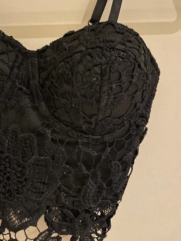 Cool Attitude Corset-style Lace Top - Image 3