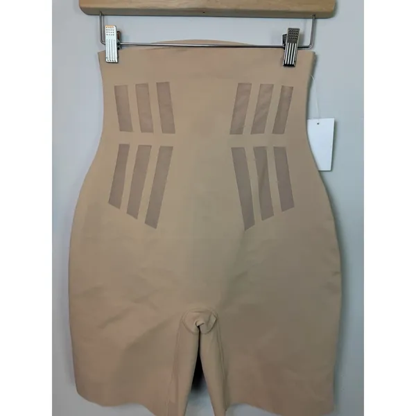 Commando Women M Luxe Control High Waist Shaping Shorts Smooth Mesh Panels NWT - Image 4