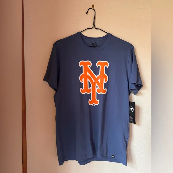 ’47 Brand New York Mets Tee – Cadet Blue – Size M – NWT – Retail $35 - Image 2