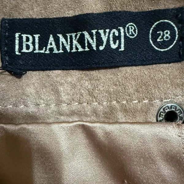 BLANKNYC Run For It Brown‎ Suede Mini Skirt Sz 28 - Image 5