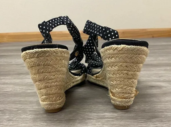 Tommy Hilfiger Polka Dot Wedge Heels 8 - Image 7