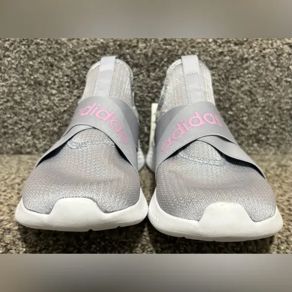 NWT adidas Puremotion Adapt Women’s Slip-On Tennis Shoes Gray Pink Size 12 - Image 4