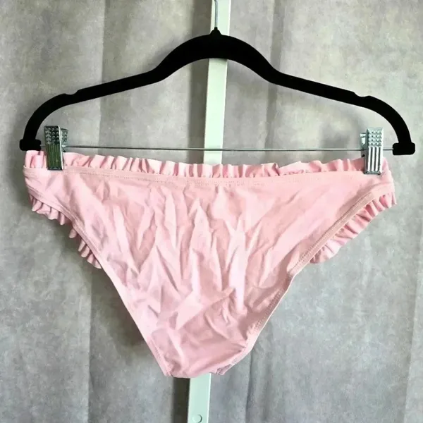 Pink‎ Ruffles Bikini Bottom Swimwear Size Large - Image 2