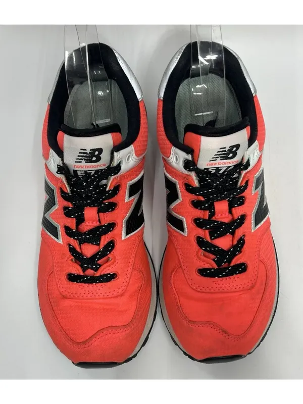 New Balance 574 Women's Shoes Sneakers Size 6 Vivid Coral Running Retro Gym - Image 4