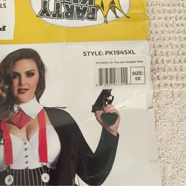 NEW Gangster Babe Halloween Mob Boss Costume Plus Size 5X - Image 4