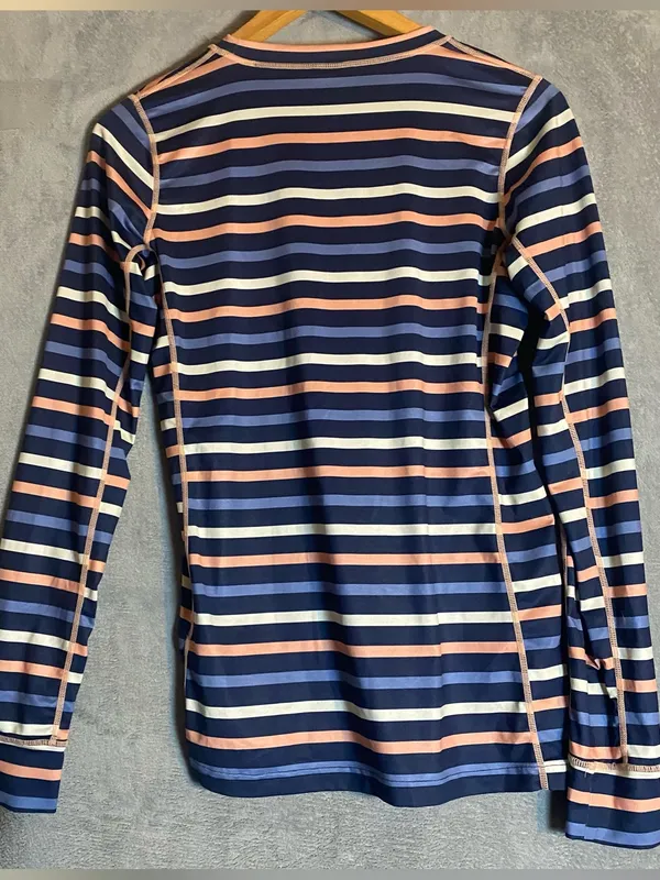 KARI TRAA Sjølvsagt Long sleeve multi color women’s top‎ size large - Image 9