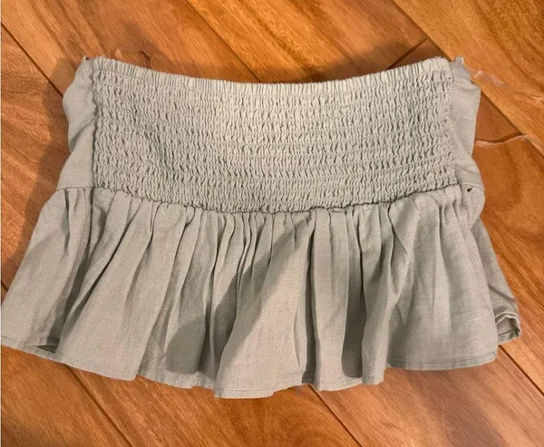 American Eagle Outfitters Sage Tie-Front Blouse - Image 3