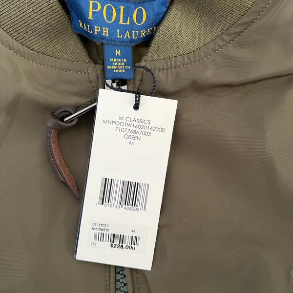 NWT Ralph Lauren Men’s Jacket Green Color - Image 3