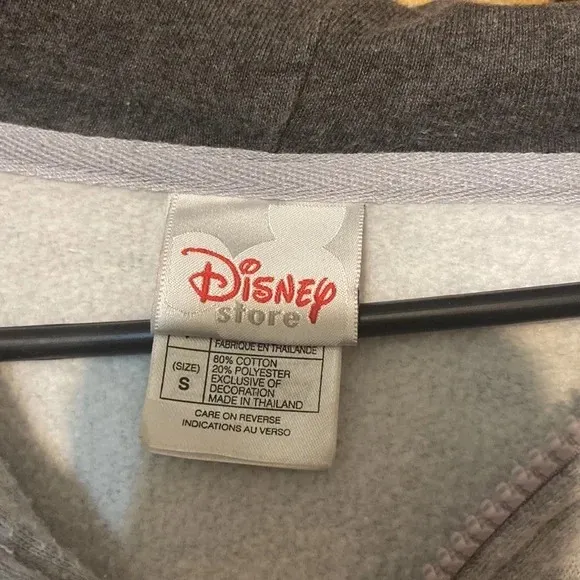 Disney Vintage Mickey Mouse Full Zip Hoodie Jacket Small - Image 5