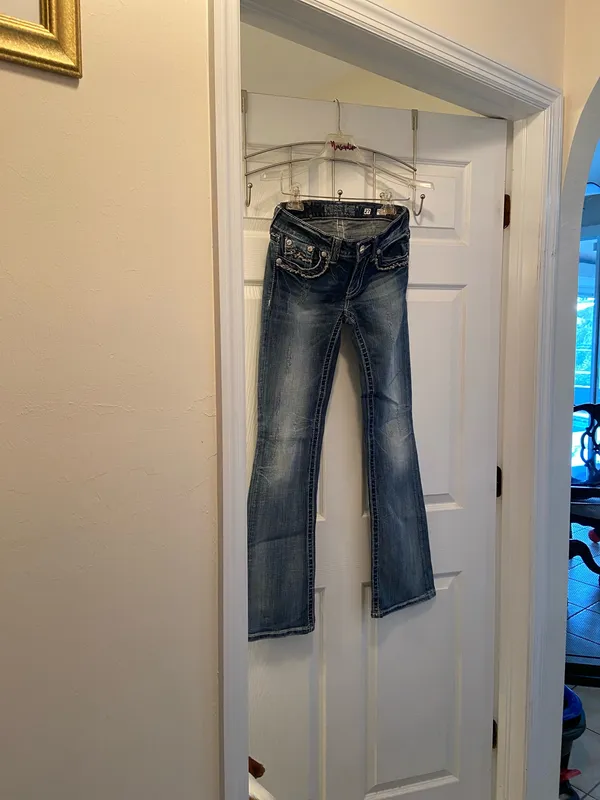 Miss Me Jeans Boot Cut Distressed Jeans 27 - Image 2