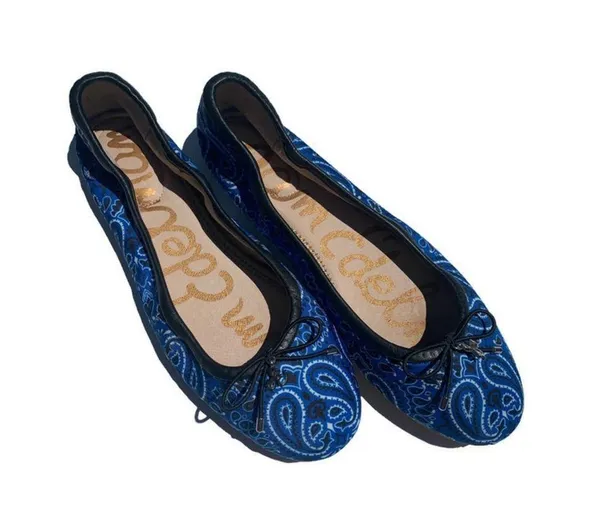 Sam Edelman Felicia Paisley Flats - Image 2