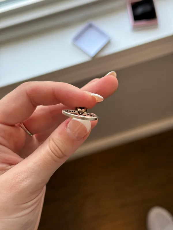 Pandora Elevated Heart Ring - Image 6