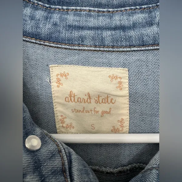 EUC Altar’d State Denim Romper | Casual Boho Jean Romper Outfit - Image 4