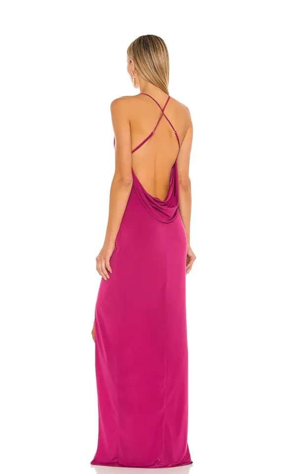 Katie May So Juicy Dress Pink Peacock - Image 3