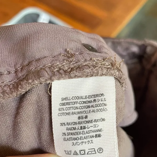 NWT Free‎ People Velvet Crop Pants Taupe Size 26 - Image 11