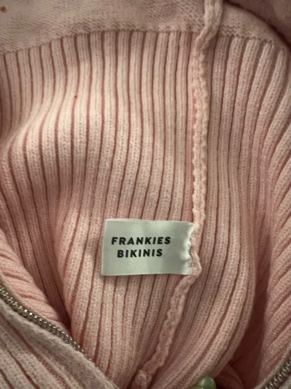 Frankie's Bikinis Amiee cloud knit zip up - Image 7