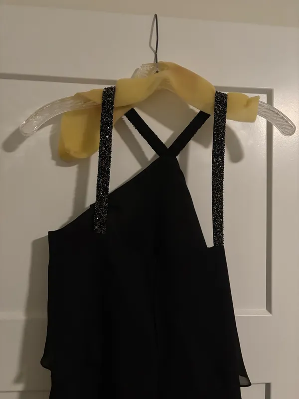black formal dress Size 8 - Image 4