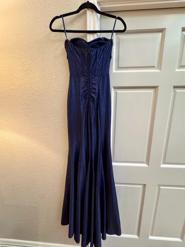 Emerald Sundae Blue Prom/Banquet Dress worn only once - Image 2