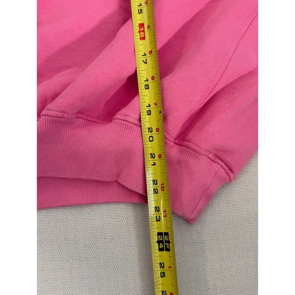 Wicked Pink Cropped Sweatshirt size large - Image 5