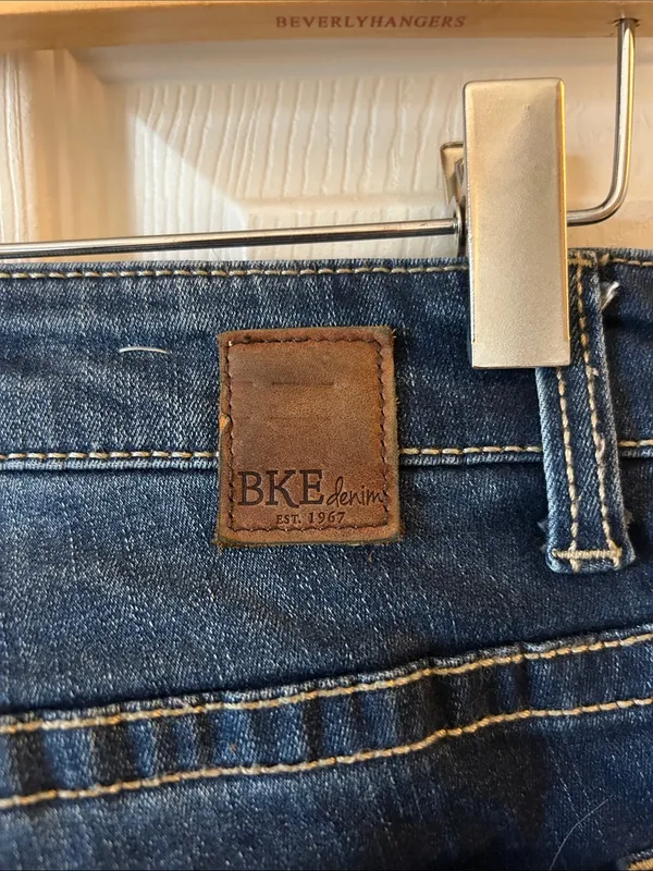 BKE‎ Payton Mid Rise Med/Dark Wash Bootcut Jeans Size 28/31.5” Inseam - Image 9