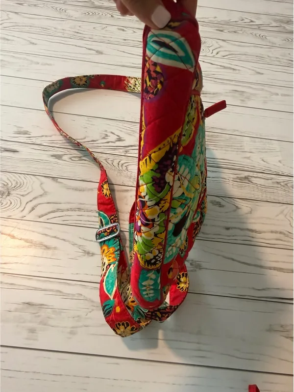 Vera Bradley Crossbody Bag & Wristlet Wallet Set Floral Butterfly - Image 12