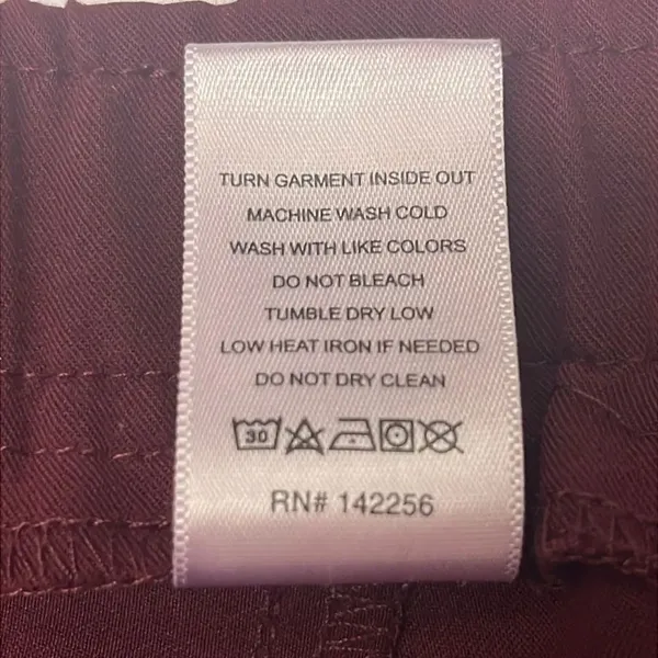 FIGS Burgundy Women’s Pull-On Pockets Elastic Waist Drawstrings MXXSW2004-Medium - Image 12