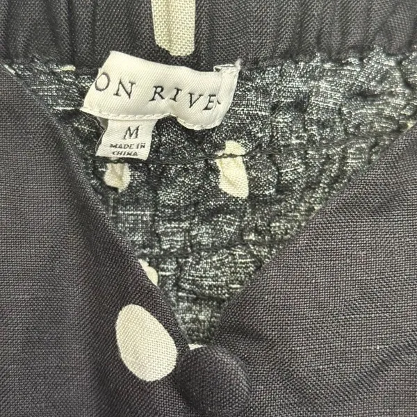 Moon river padme polka dot blouse size Medium - Image 7