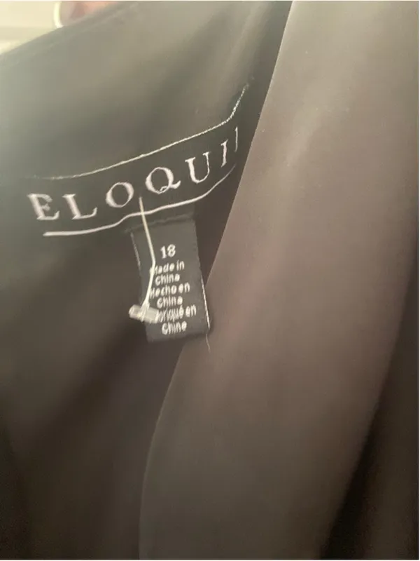 Women's ELOQUII balloon Sleeve gown Plus Size 18 - Image 2