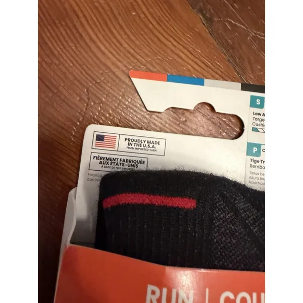 Smartwool Merino Women's Fit Run Low Ankle Black Socks S 2 Pairs NWT - Image 5